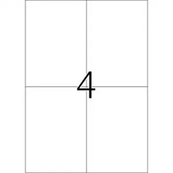 Wiederablösbare Etiketten HERMA 5082 A4 105x148 mm weiß