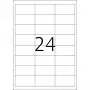 Selbstklebendes Druckeretikett HERMA Labels strapazierfähig A4 66x33,8 mm