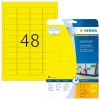 Selbstklebende Druckeretiketten HERMA Coloured Labels A4 45,7x21,2 mm gelb
