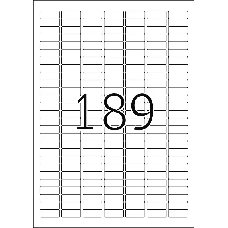 Selbstklebendes Druckeretikett HERMA Labels Premium A4 25,4x10 mm 4725 Stück