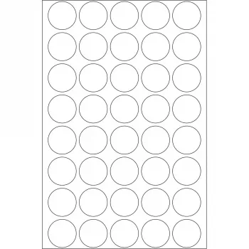 HERMA 2257 Siegel-Etiketten rund transparent extra starke Haftung