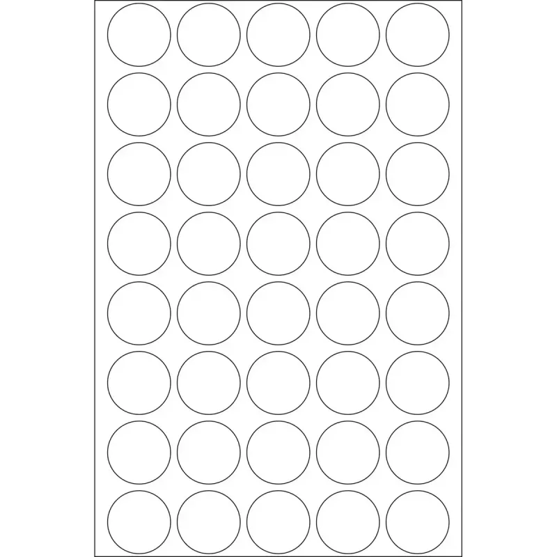HERMA 2257 Siegel-Etiketten rund transparent extra starke Haftung