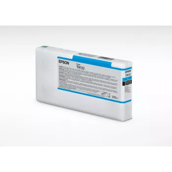 Epson T9132 Cyan Tintenpatrone (200 ml), Standardausbeute, Cyan, 200 ml, 1 Stück