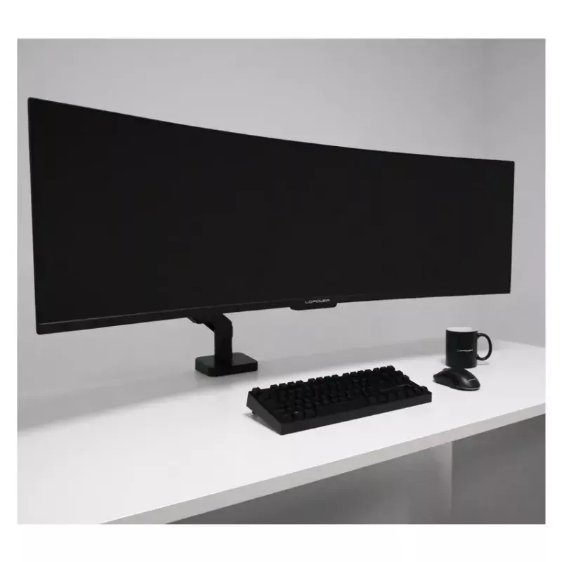 Monitorhalterung LC-Power LC-EQ-A49B 124,5 cm Schwarz Klemme 20 kg