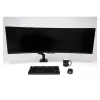 Monitorhalterung LC-Power LC-EQ-A49B 124,5 cm Schwarz Klemme 20 kg