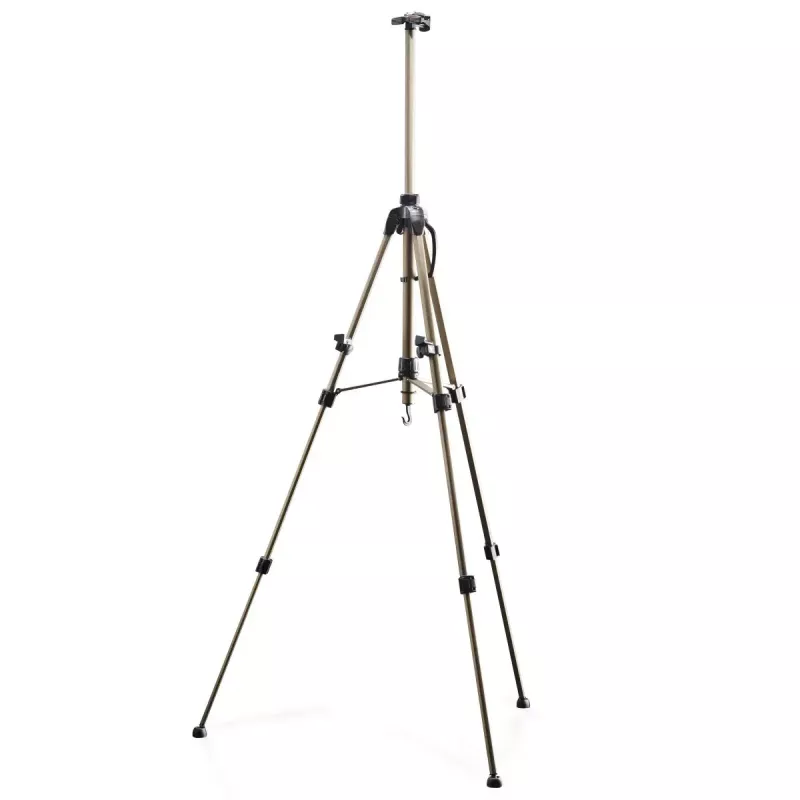 Staffelei Mantona 18427 Schwarz Gold Aluminium für Erwachsene