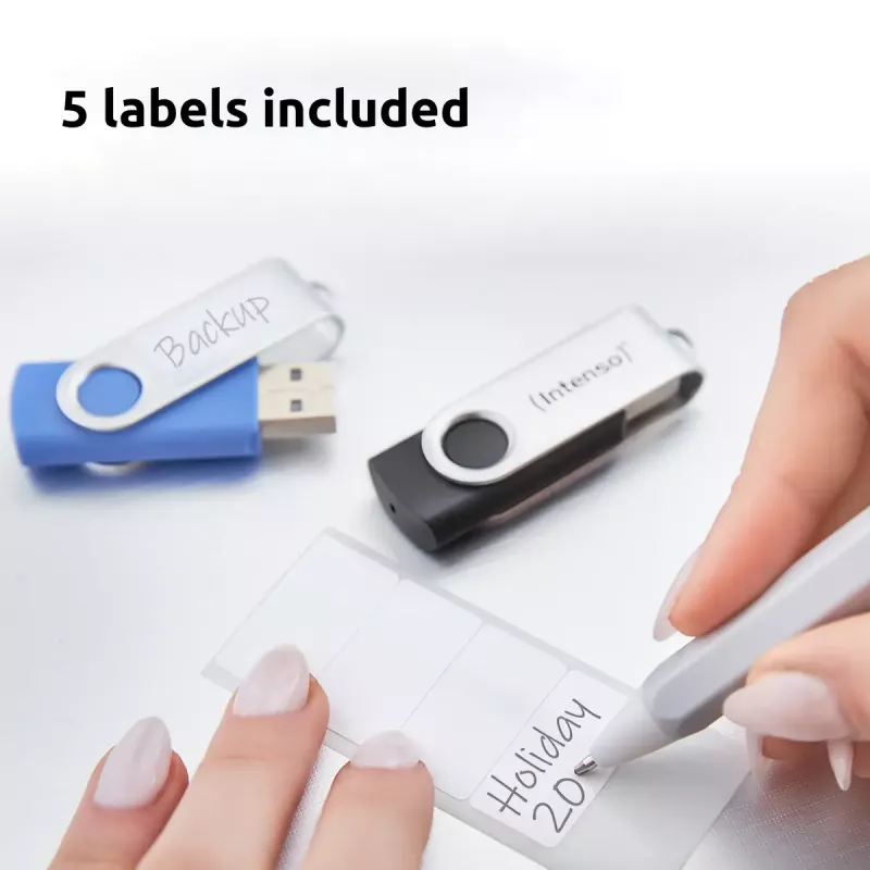 INTENSO Office Line USB-Stick-Multipack 5×64 GB, USB-A, USB 3.2 Gen 1, Swivel, mehrfarbig