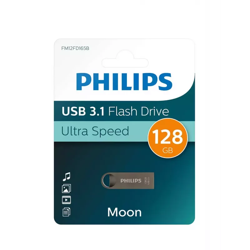 Philips Moon Edition 3.1 USB-Flash-Laufwerk 128 GB USB Typ-A 3.2 Gen 1 (3.1 Gen 1) Grau