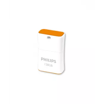 Philips Pico USB-Stick 128 GB USB Typ-A 2.0 Orange, Weiß