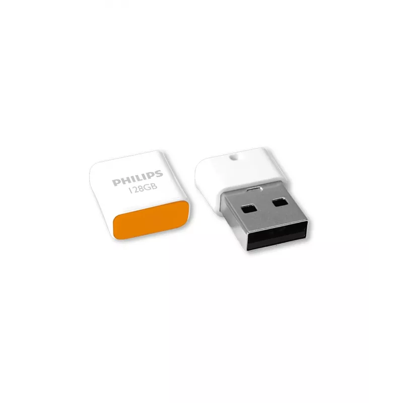 Philips Pico USB-Stick 128 GB USB Typ-A 2.0 Orange, Weiß