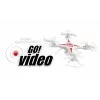 Revell 23858 Kameradrohne Quadrocopter GO! VIDEO 2.4 GHz RTF Rot/Weiß