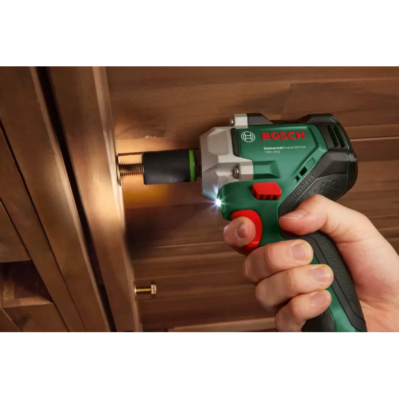 Bosch UniversalImpactDrive 18V-350 (Bare tool + Hex-Adapter + 3 Nüsse 17, 19, 21 mm)