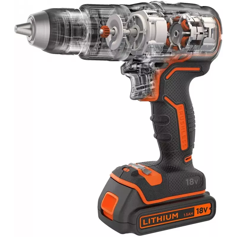 Akkuschrauber Schwarz & Decker BL188KB-QW 18V Lithium, Orange