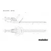 Metabo HS 18 LTX 55 Doppelklinge 2,6 kg Akku 18 V Lithium-Ion