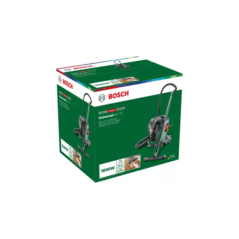 Bosch UniversalVac 15 Schwarz, Grün 15 L 1000 W