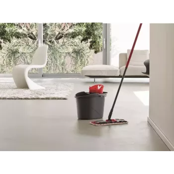 Wischsystem Vileda SuperMocio Revolution Eintank Schwarz Rot Weiß