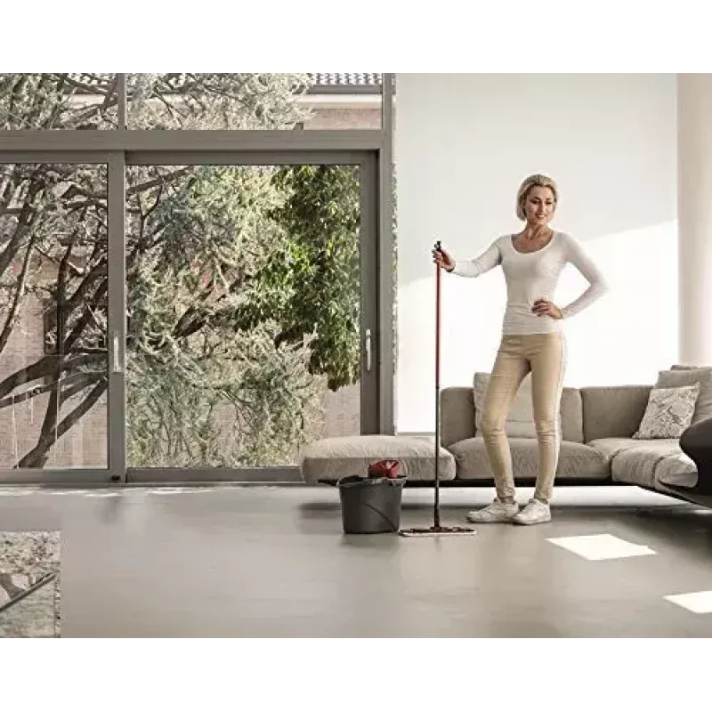 Wischsystem Vileda SuperMocio Revolution Eintank Schwarz Rot Weiß