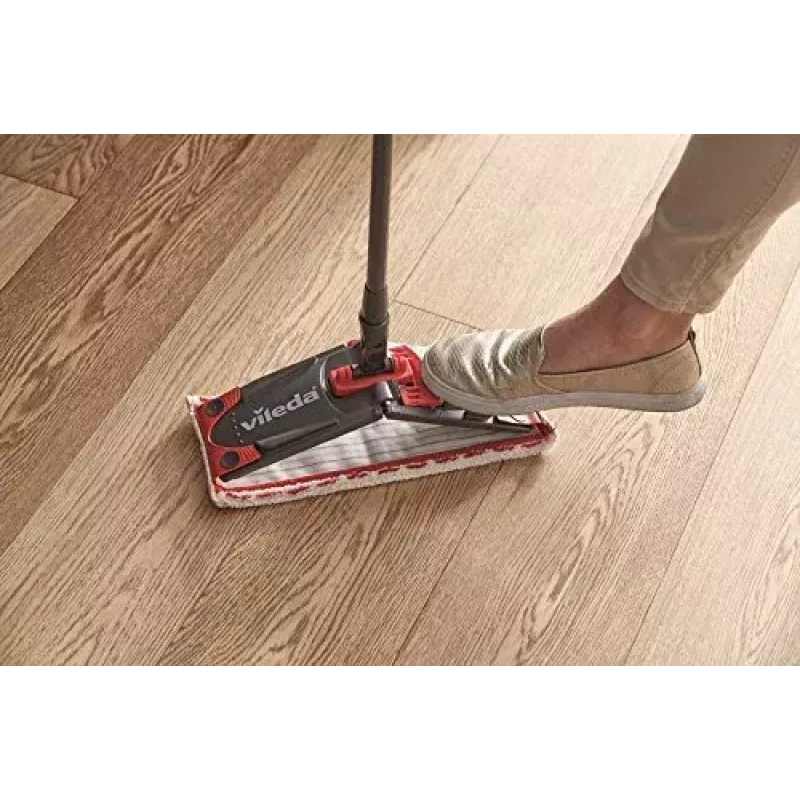 Wischsystem Vileda SuperMocio Revolution Eintank Schwarz Rot Weiß