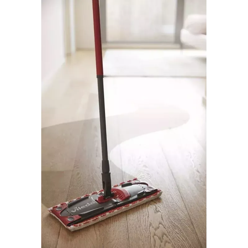 Wischsystem Vileda SuperMocio Revolution Eintank Schwarz Rot Weiß