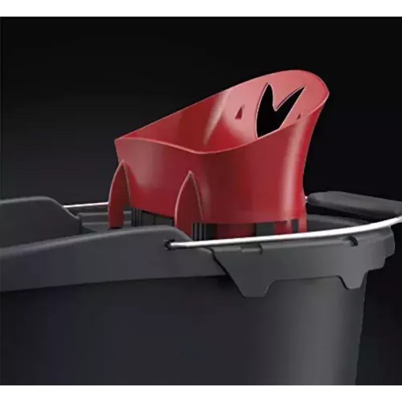 Wischsystem Vileda SuperMocio Revolution Eintank Schwarz Rot Weiß