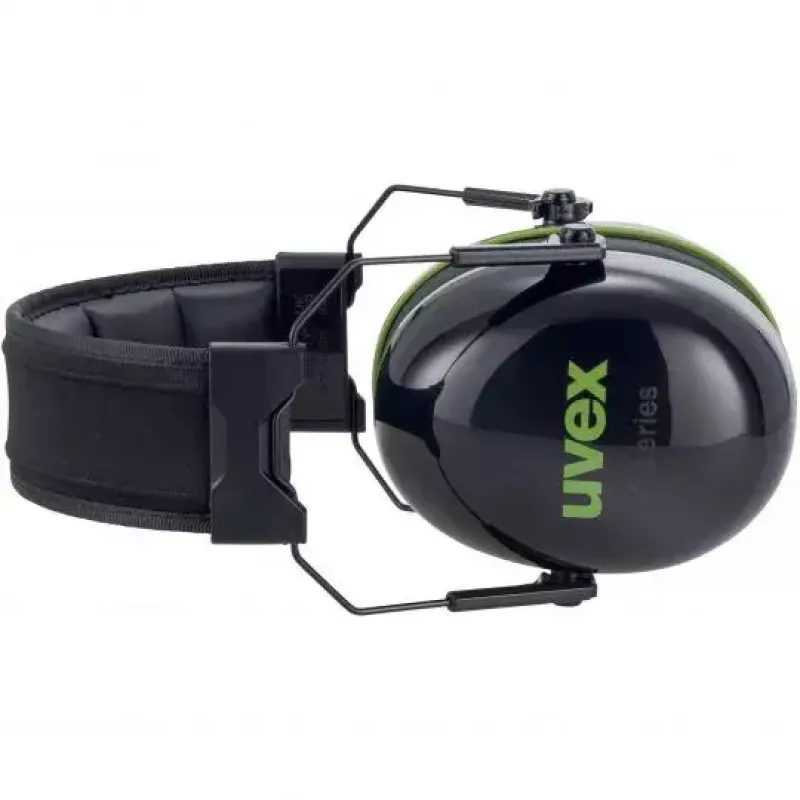 Uvex K10 Kopfbügel-Sicherheitsbrille Schwarz Grün Bauwesen