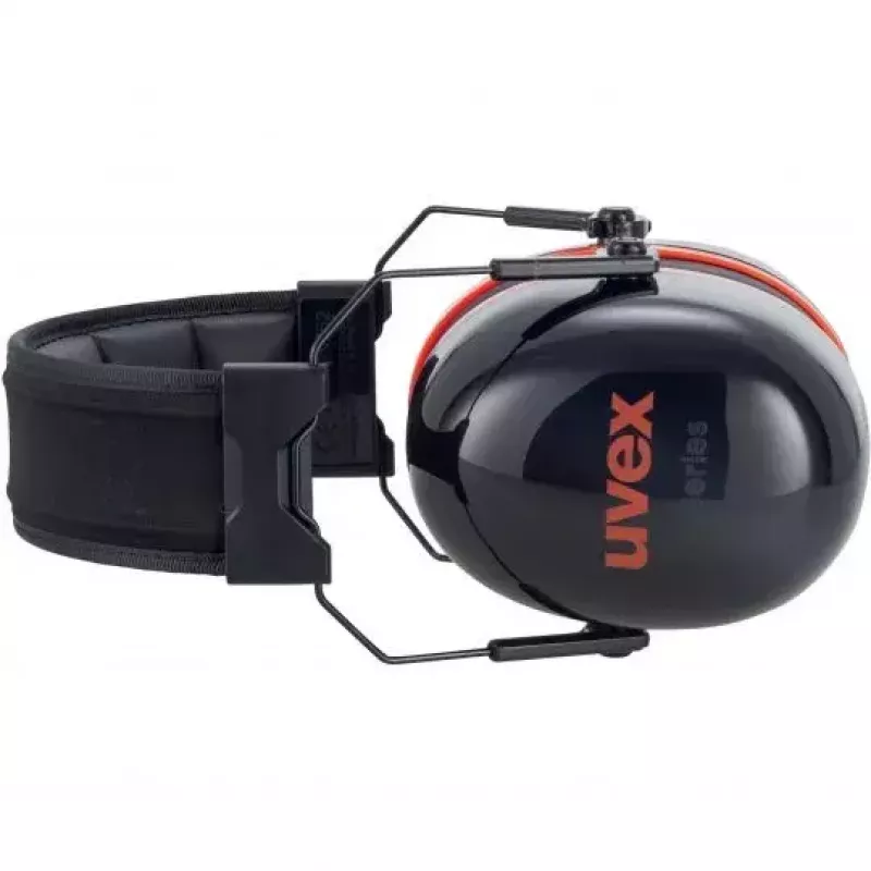 Uvex K30 Kopfbügel-Sicherheitsbrille Schwarz Rot Bauwesen