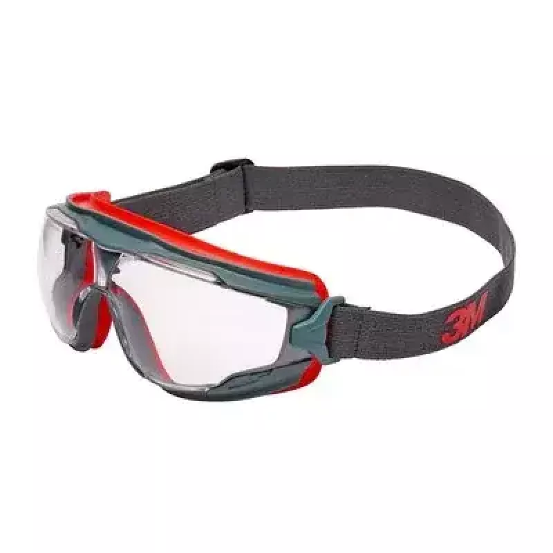 3M 7100074368 Sicherheitsbrille Schutzbrille Grau, Rot