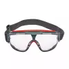 3M 7100074368 Sicherheitsbrille Schutzbrille Grau, Rot