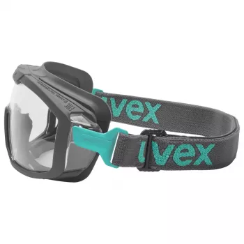 Sicherheitsbrille Uvex i-guard+ Polycarbonat Schwarz Blau Transparente Gläser