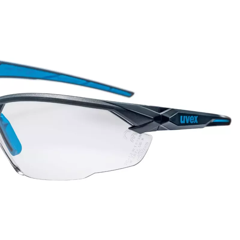 Sicherheitsbrille Uvex suXXeed Blau-Grau EN 166 EN 170 Polycarbonat