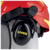 Sicherheitskopfbedeckung Uvex 9774238 Hochdichtes Polyethylen HDPE Rot Gelb