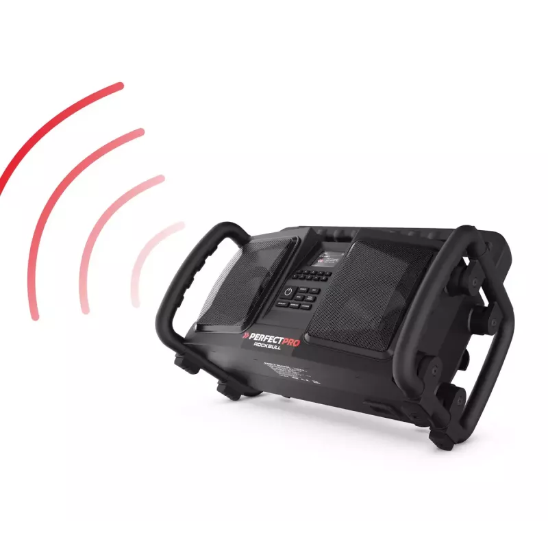 Tragbares Radio Perfectpro ROCKBULL DAB+ FM 50W 20h Akku