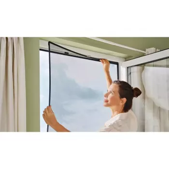 Moskitonetz Fenster TESA 55360-00001-00 Breite 1200 mm Höhe 1400 mm Anthrazit