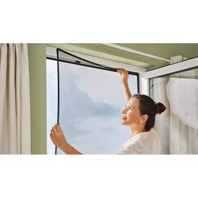 Moskitonetz Fenster TESA 55360-00001-00 Breite 1200 mm Höhe 1400 mm Anthrazit