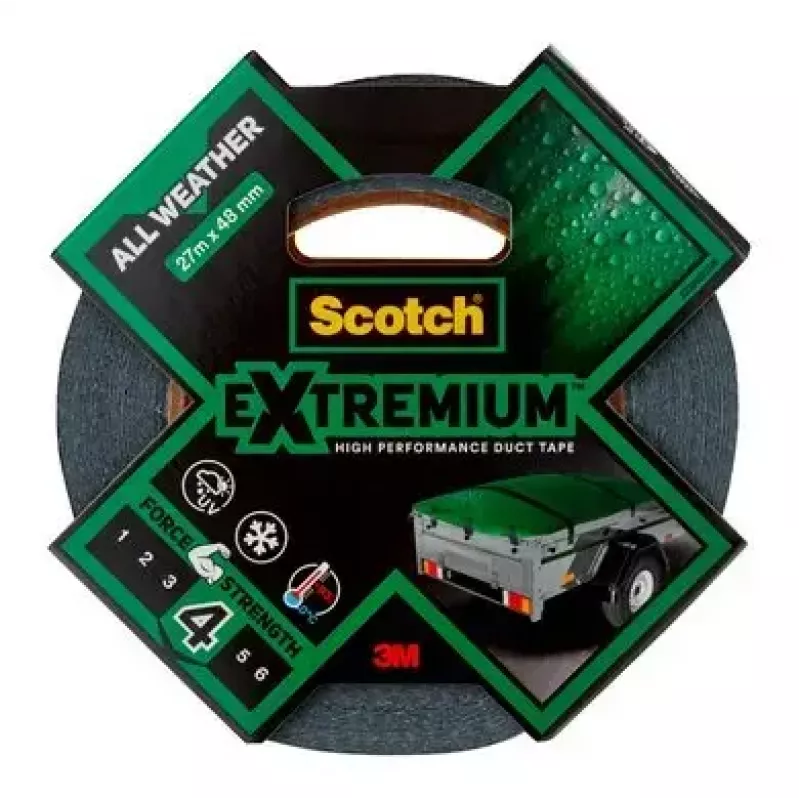 3M Extremium Tape Grau 27,4 m Bündeln Reparieren Wasserdicht