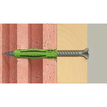 Schrauben- und Dübelset Fischer 567814 45 Stück 8 mm Durchmesser 40 mm Länge