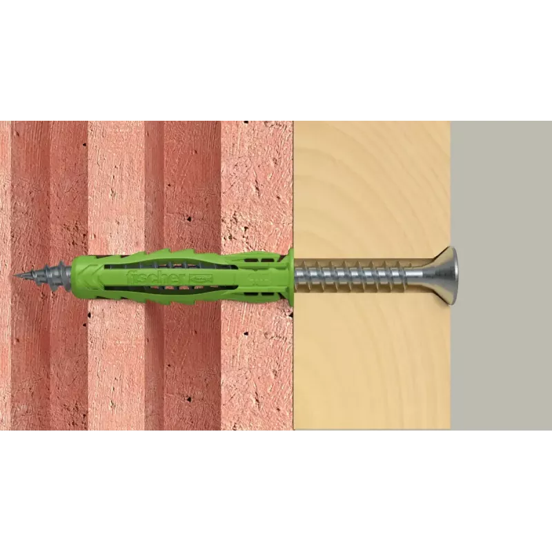 Schrauben- und Dübelset Fischer 567814 45 Stück 8 mm Durchmesser 40 mm Länge