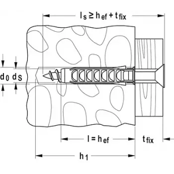 Dübel Fischer SX 14 x 70