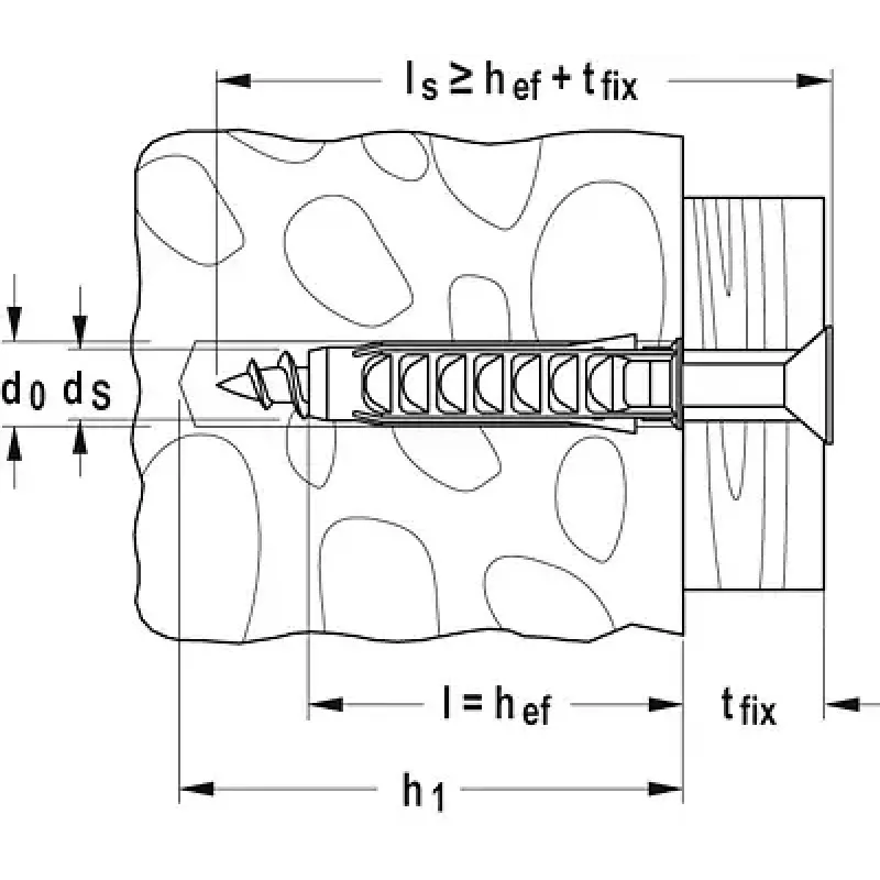 Dübel Fischer SX 14 x 70