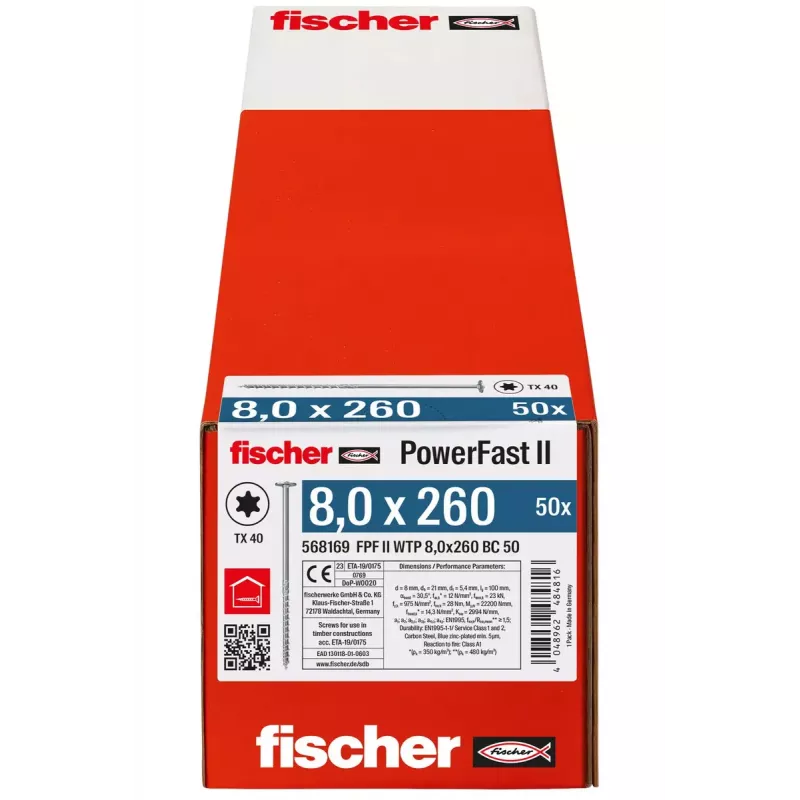 Schraube/Bolzen Fischer 568169 50 Stück