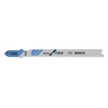 Stichsägeblatt Bosch T 118 B Hochgeschwindigkeitsstahl HSS 5 Stück