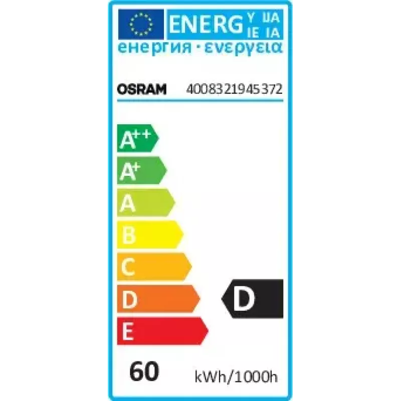 Osram HALOPIN Halogenlampe 60 W Warmweiß G9 T13.3 2000 h 980 lm