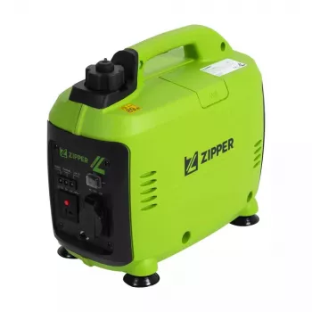 Engine Generator Zipper ZI-STE1000INV 800 W 1,55 L Benzin Schwarz Grün