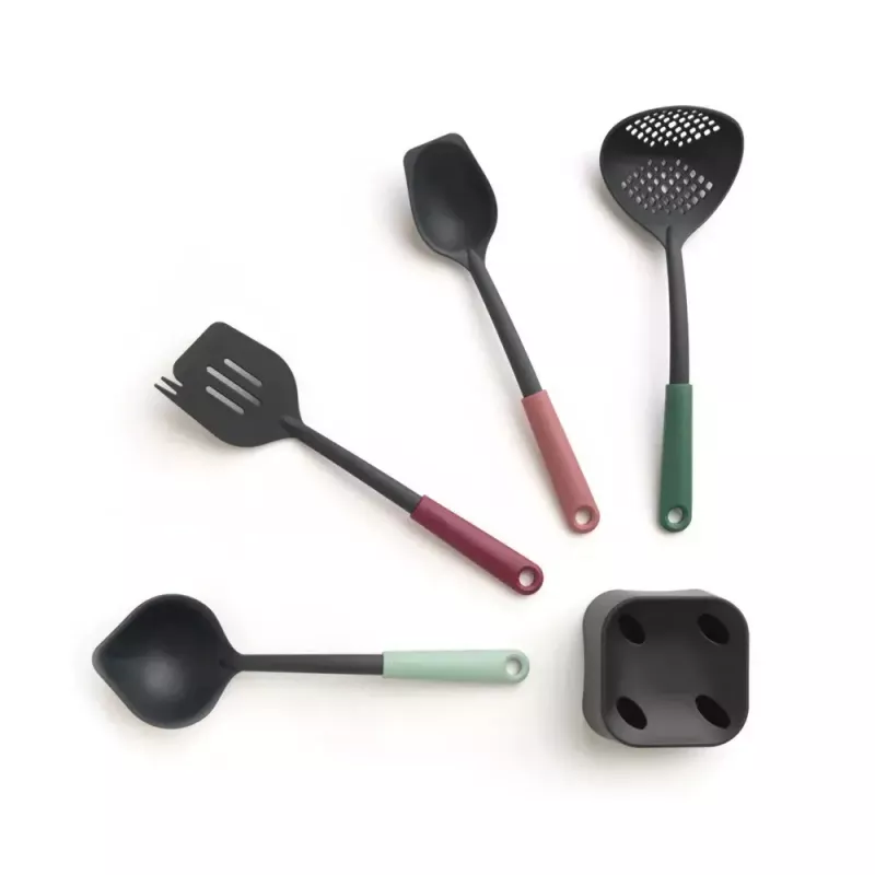 Brabantia Tasty+ 5 Stk. Schwarz Grün Rot Hitzebeständig bis 220°C