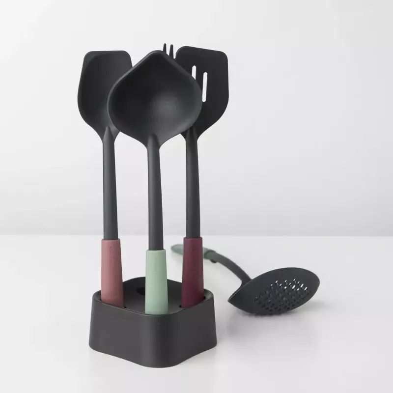 Brabantia Tasty+ 5 Stk. Schwarz Grün Rot Hitzebeständig bis 220°C