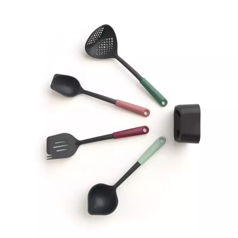 Brabantia Tasty+ 5 Stk. Schwarz Grün Rot Hitzebeständig bis 220°C