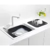 Spülschüssel Brabantia 302664 Rechteckig Grau 374x344x161 mm