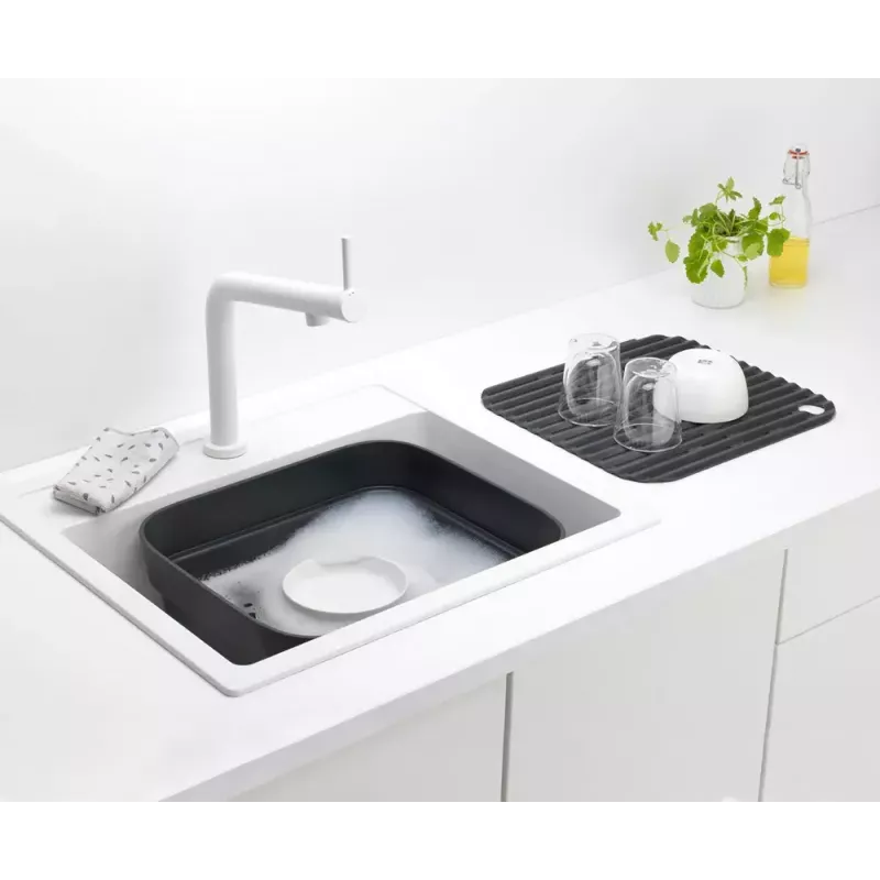 Spülschüssel Brabantia 302664 Rechteckig Grau 374x344x161 mm