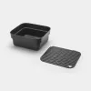 Spülschüssel Brabantia 302664 Rechteckig Grau 374x344x161 mm