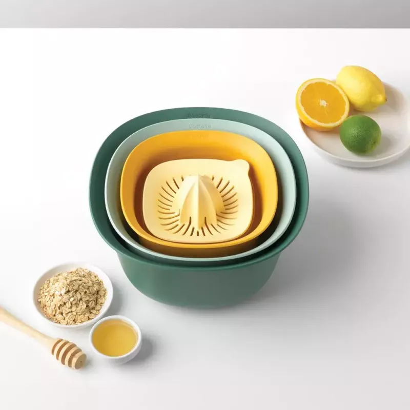 Set Brabantia Tasty+ Stapelbar 3,2L Blau Grün Gelb